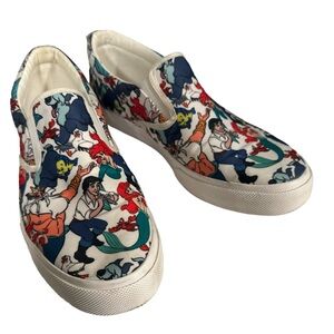 Disney Little Mermaid slipon Shoes sz 10